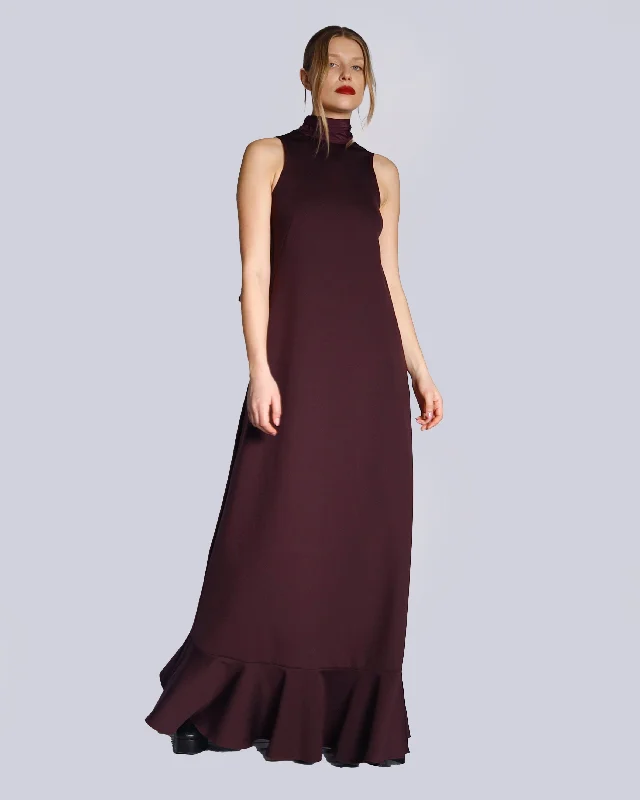 navy blue evening dress-HAMZA | Dress