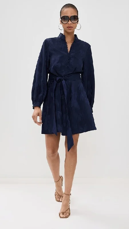 tulle cocktail dress-Izzie Dress True Navy