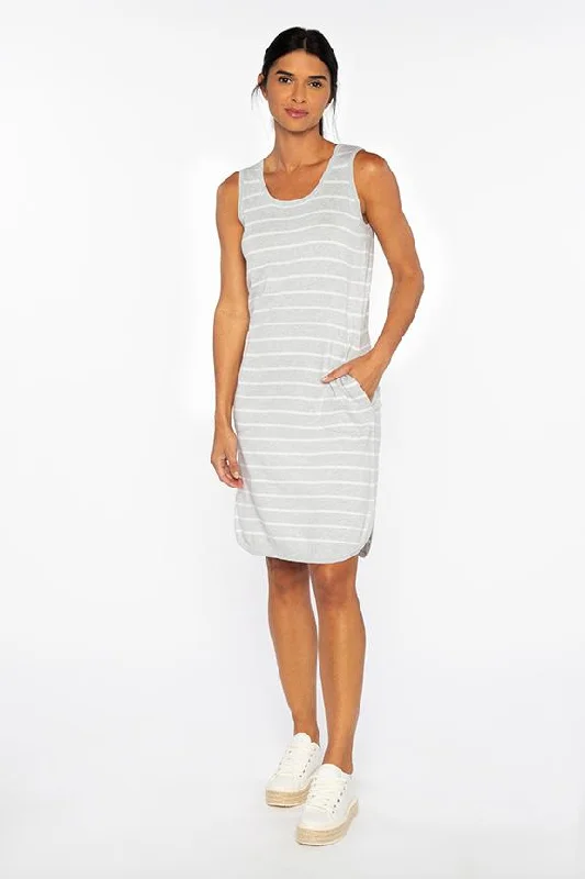 floral cocktail dress-Stripe Tank Dress