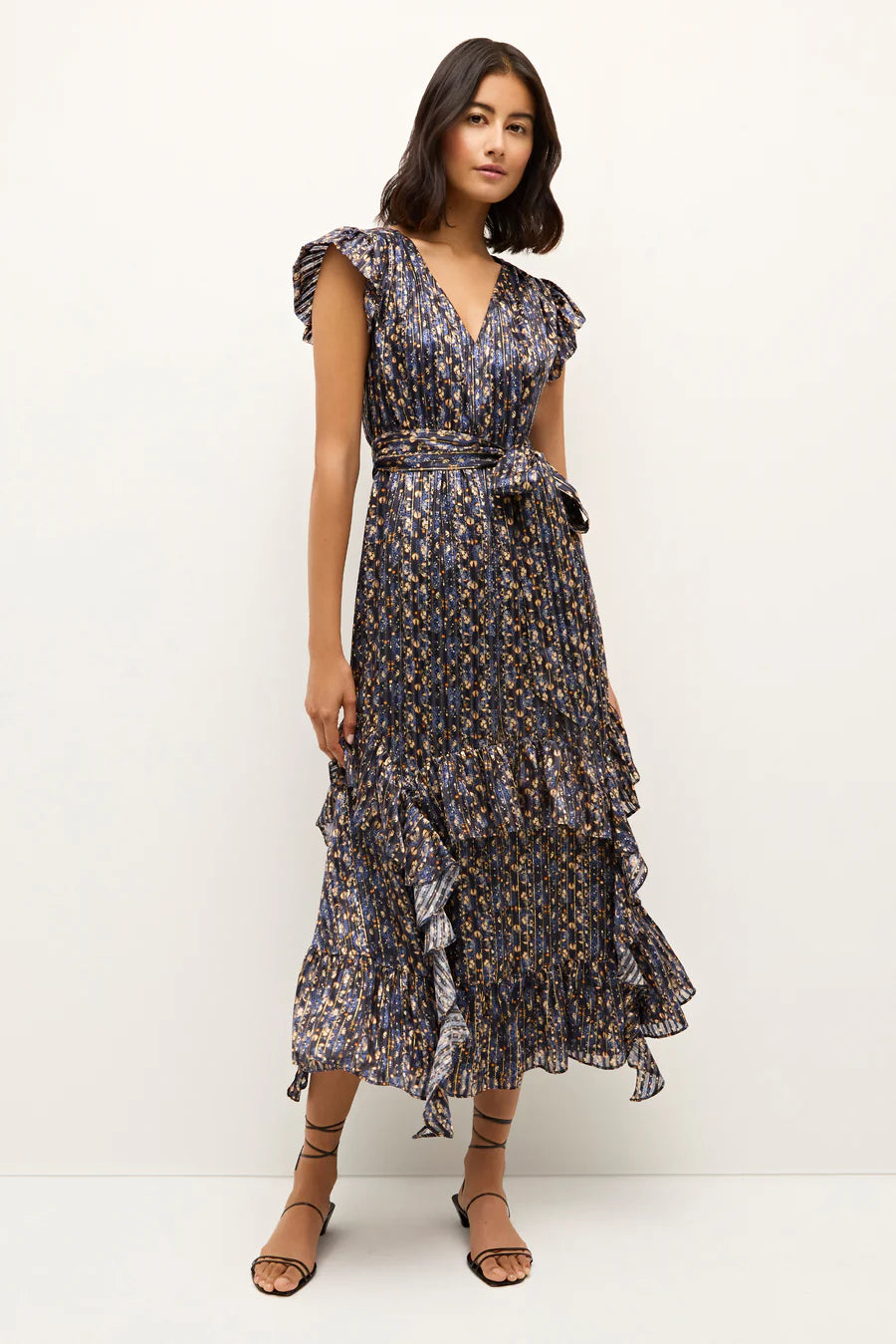 short sleeve evening dress-Uma Dress Kaleidoscope