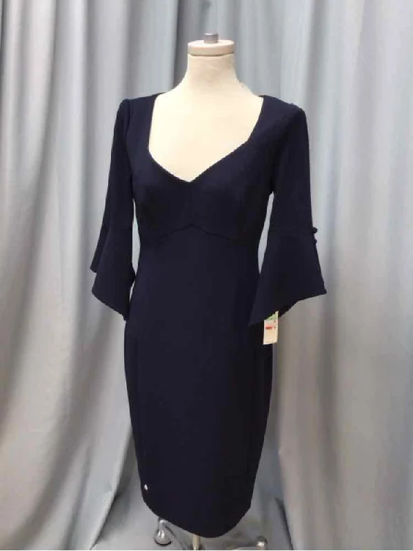 knit midi dress-CALVIN KLEIN SIZE 8 Ladies DRESS