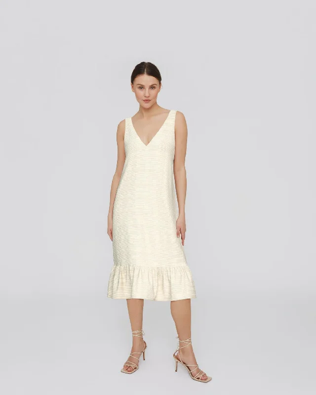 high low cocktail dress-VIBOEY Dress - Birch