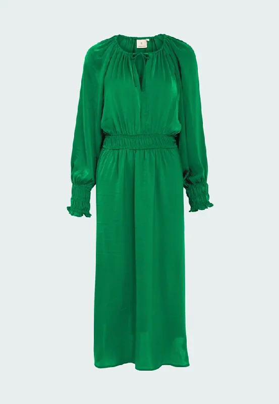 orange evening dress-Haze Dress - Bright Green