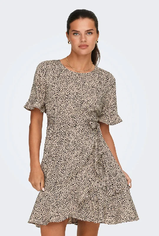 halter neck dress-ONLY NEW OLIVIA SS WRAP DRESS