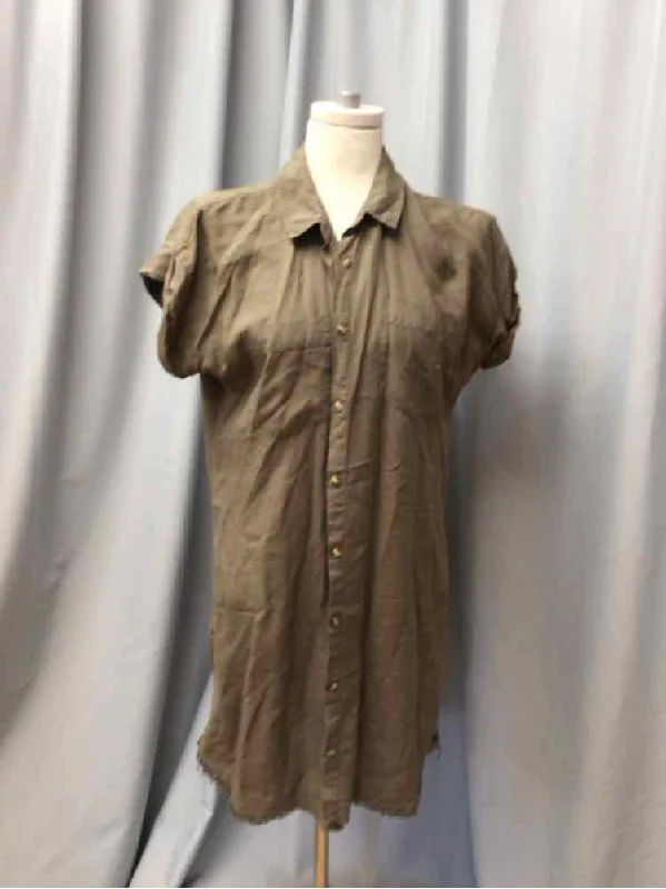 brown sundress-THREAD AND SUPPLY SIZE MEDIUM Ladies DRESS