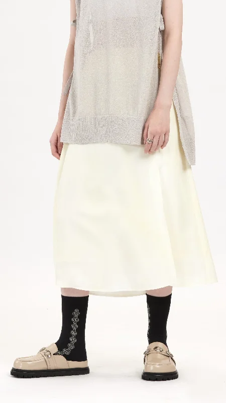 A-line lace skirt-Heat Transfer Printed Skirt