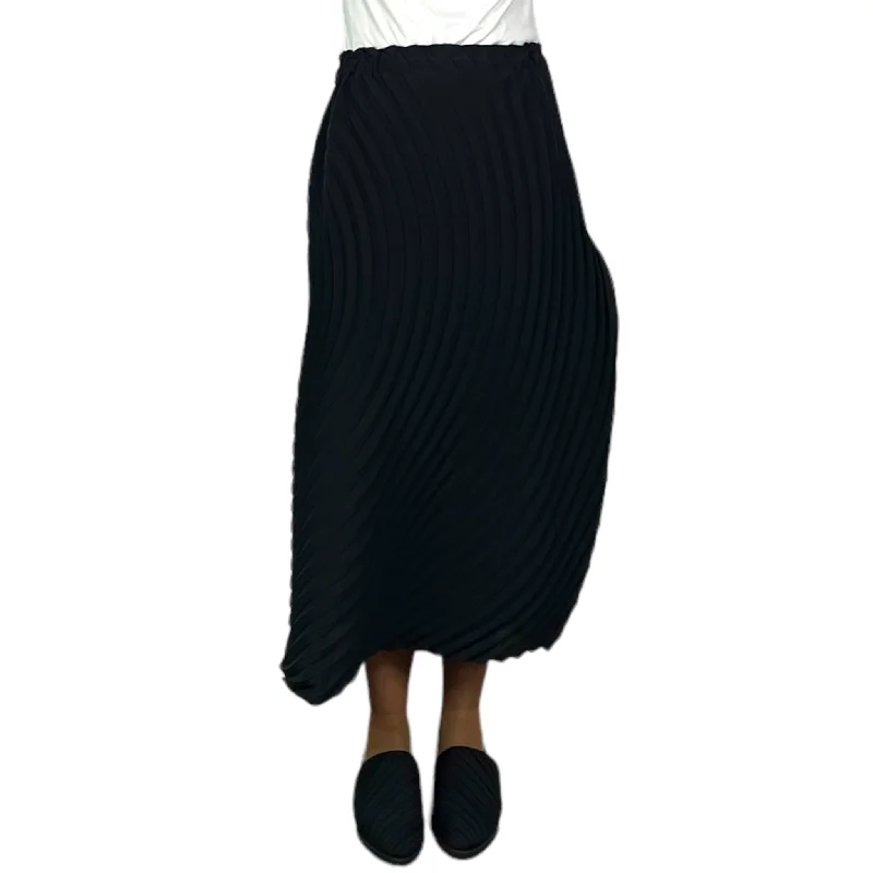 floral maxi skirt-RESONANT PLEATS SKIRT