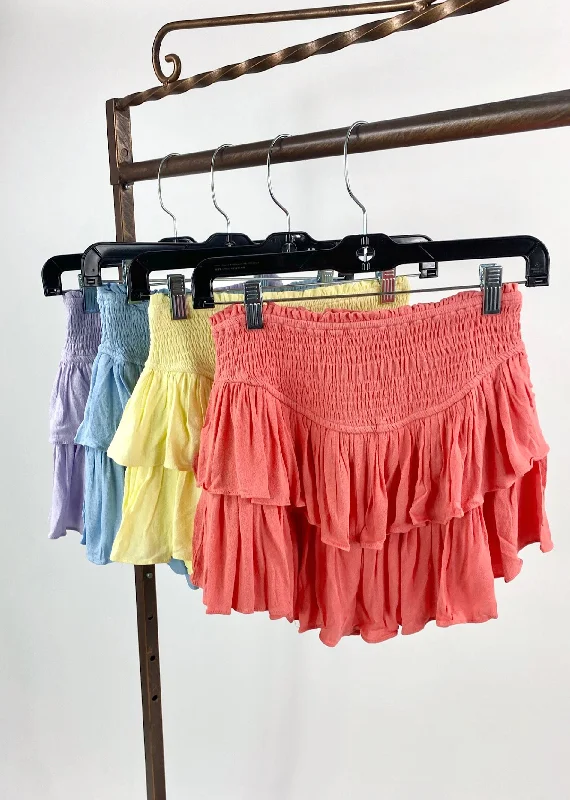 flared denim skirt-Sunshine Daydream Skirt Bundle ★ Brights